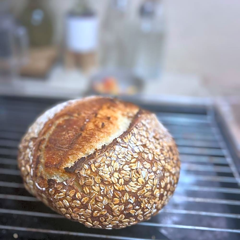 Oat and Honey Sourdough Bread