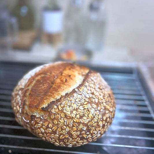 Oat and Honey Sourdough Bread
