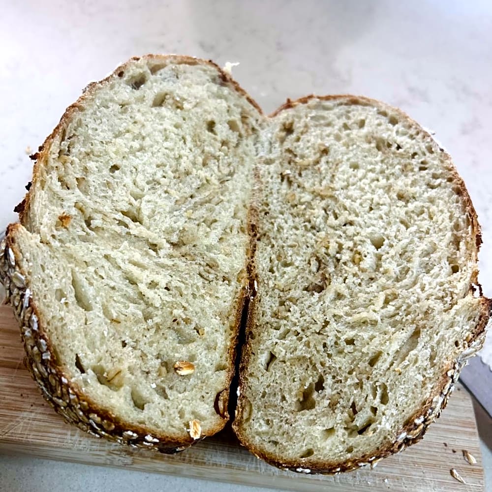 Oat and Honey Sourdough Bread
